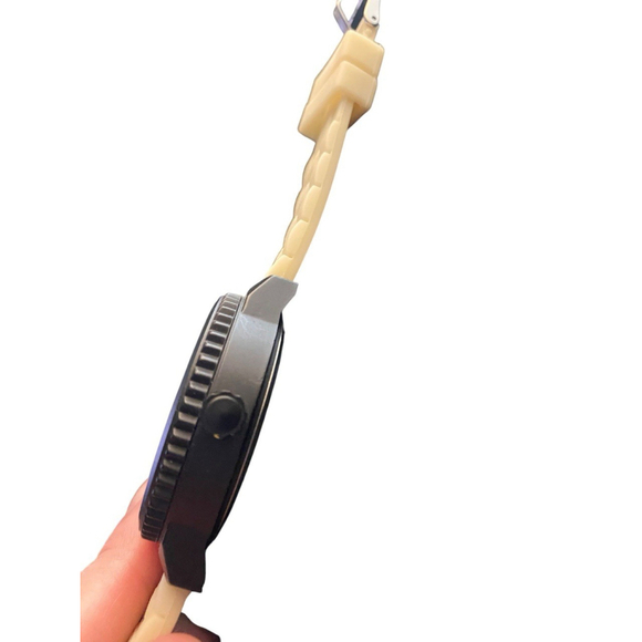 Men's Silicone Band Dressy Casual Hip Hop Fashion Watch Stainless Steel - Picture 7 of 7